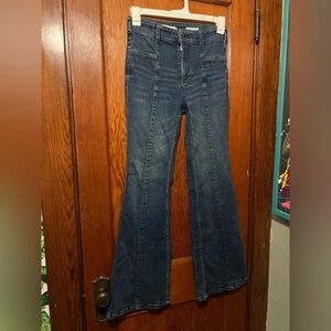 Pilcro and The Letterpress Anthropologie Women's Flare Size 28 Womens Jeans